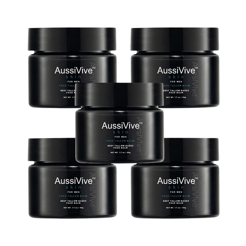 AussiVive™ | Wrinkle Defense Tallow Balm(Most men see visible results within a few weeks!)