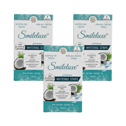 Smileluxe™ Premium Whitening Strips | Lifts deep stains, prevents sensitivity, and restores your brilliant white smile in just 60 minutes!