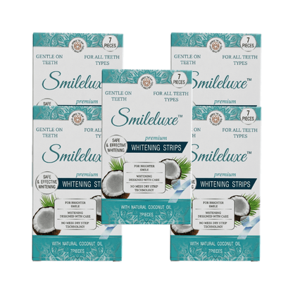 Smileluxe™ Premium Whitening Strips | Lifts deep stains, prevents sensitivity, and restores your brilliant white smile in just 60 minutes!