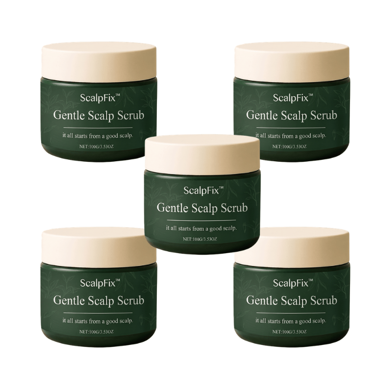 ScalpFix™ Natural Scalp Scrub | Exfoliates, soothes, and reduces scalp itchiness by up to 94%!