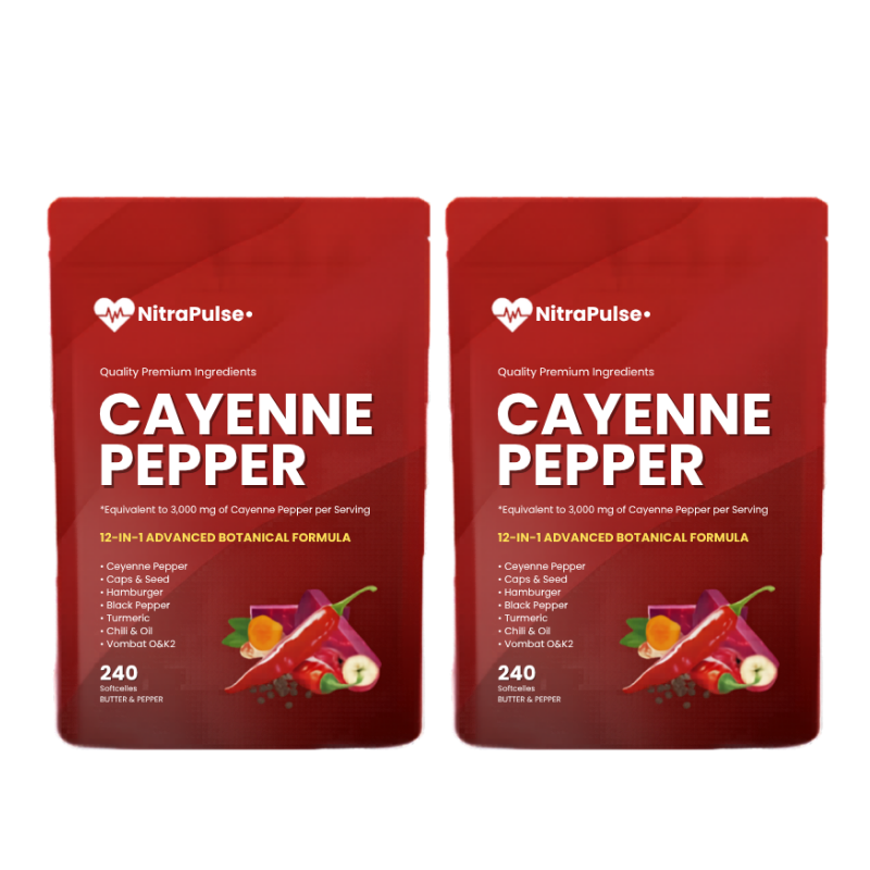 NitraPulse™ | Cayenne Pepper Softgels The Breakthrough That's Ending Men's Dependency on ED Pills