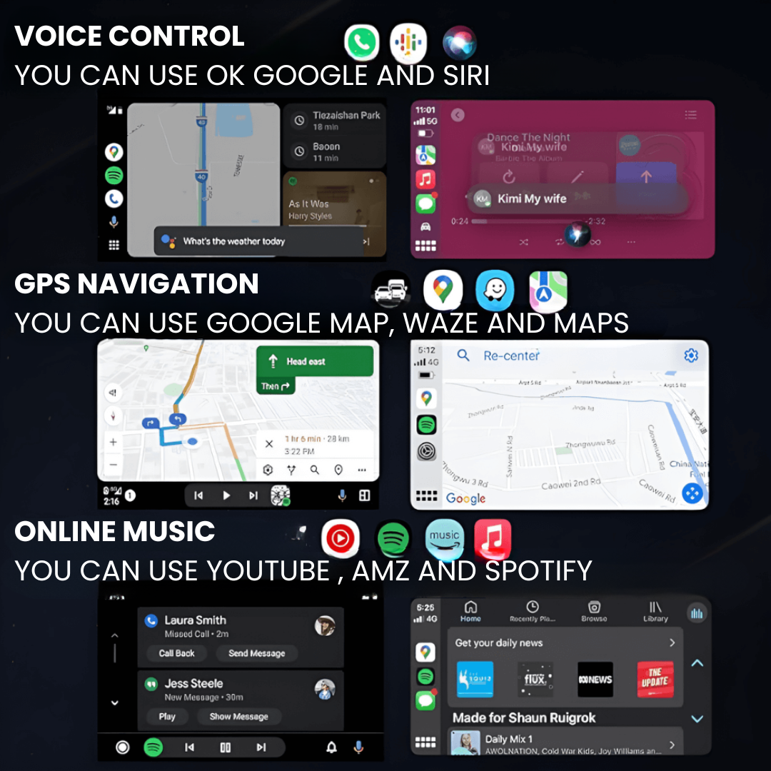 AutoLink™ | Wireless CarPlay and Android Auto adapter