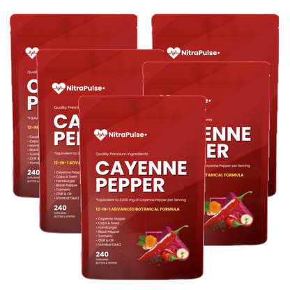 NitraPulse™ | Cayenne Pepper Softgels The Breakthrough That's Ending Men's Dependency on ED Pills