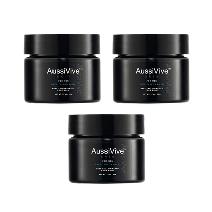 AussiVive™ | Wrinkle Defense Tallow Balm(Most men see visible results within a few weeks!)