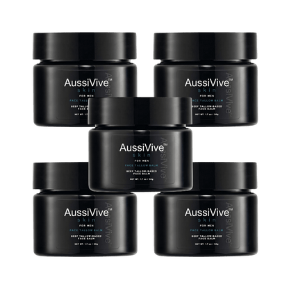 AussiVive™ | Wrinkle Defense Tallow Balm(Most men see visible results within a few weeks!)
