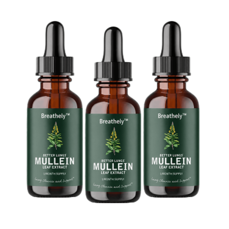 Breathely™ Lung-Cleansing Drops | Clear 95% of your airways in just 48 hours